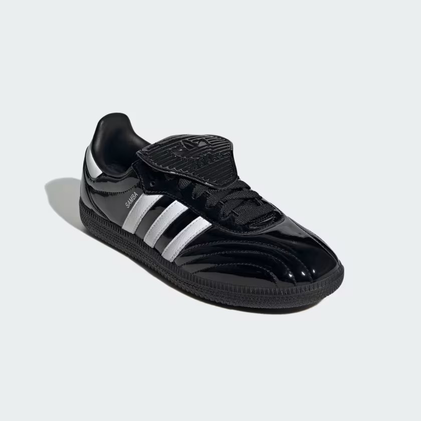 【2025年 発売】adidas Originals SAMBA Long Tongues “Patent Leather/Cloud White/Core Black” (アディダス オリジナルス サンバ ロングタン “パテントレザー/ホワイト/ブラック”) [JI2706/JI2707]