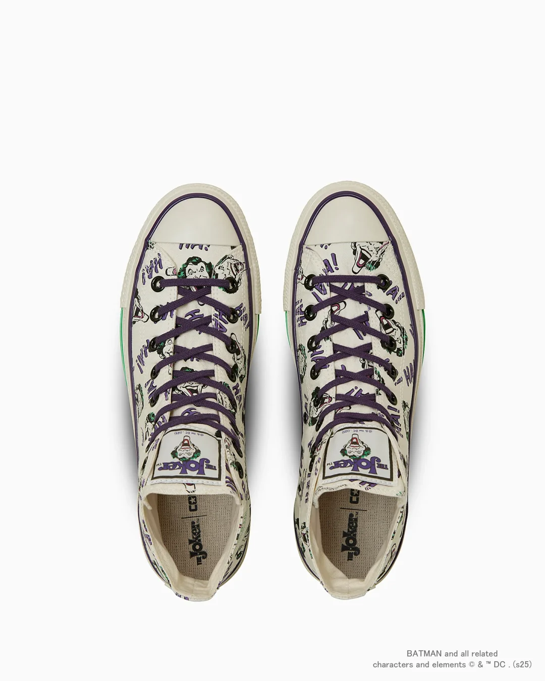 【2025年 2/21 発売】アメコミ出版社「DC」× CONVERSE ALL STAR AGED HI “Joker/Batman” (コンバース オールスター エイジド “ジョーカー/バットマン”) [31314040/31314041]