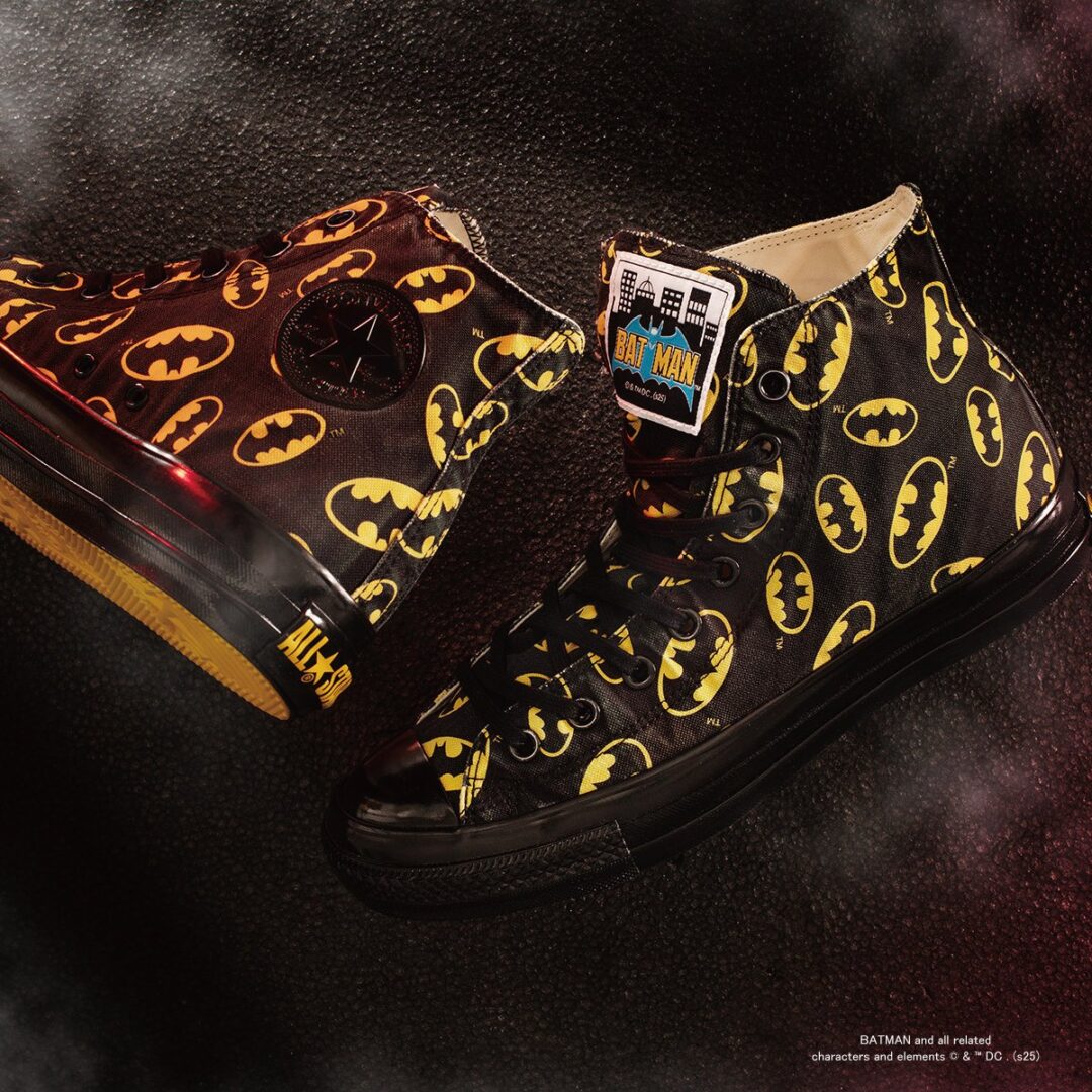 【2025年 2/21 発売】アメコミ出版社「DC」× CONVERSE ALL STAR AGED HI “Joker/Batman” (コンバース オールスター エイジド “ジョーカー/バットマン”) [31314040/31314041]