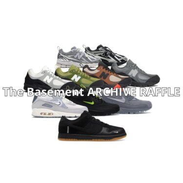 The Basement アーカイブコラボフットウェアが抽選販売 (ベースメント ARCHIVE RAFFLE NIKE DUNK New Balance 2002 1906)