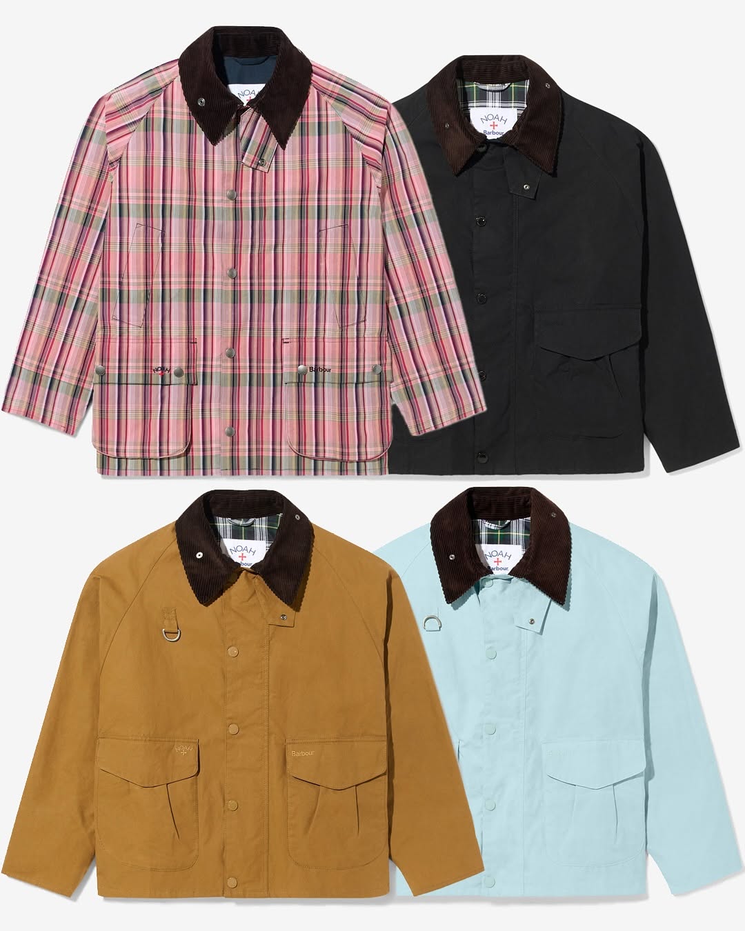 Noah x Barbour 2025 SS collection が2/27 発売 (ノア バウアー)