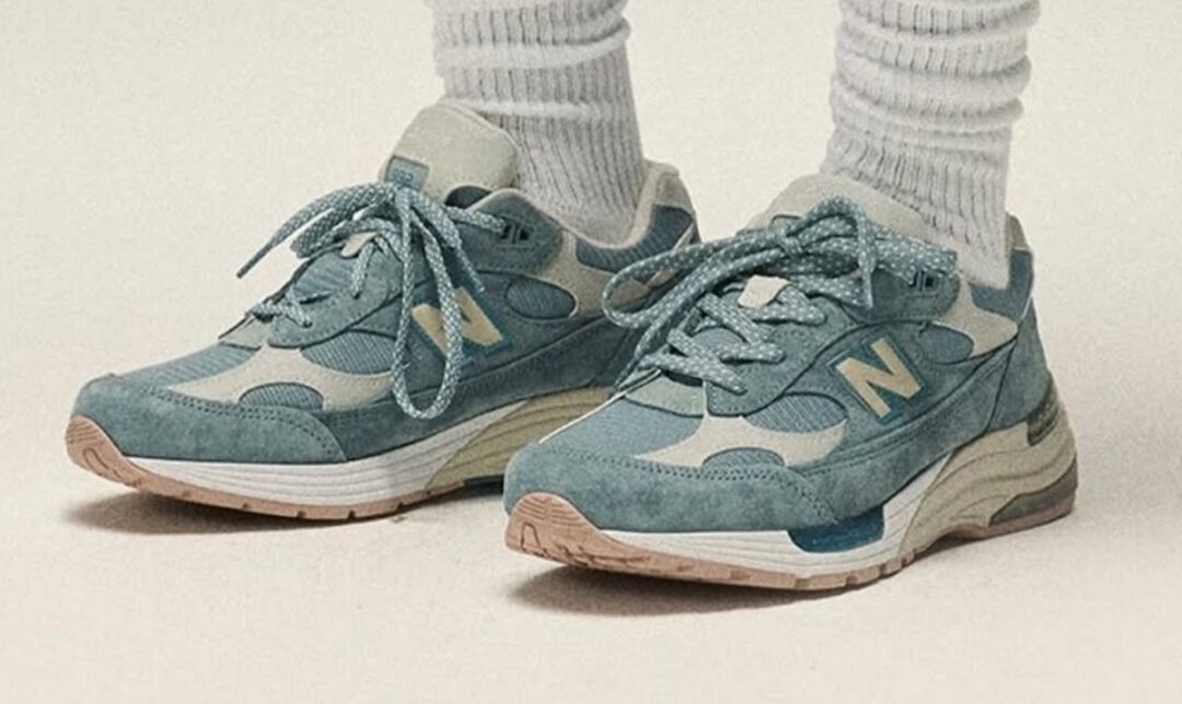 【2025年 3/21 発売】KITH x New Balance 992 “Steel Blue” Made in USA (キス ニューバランス)