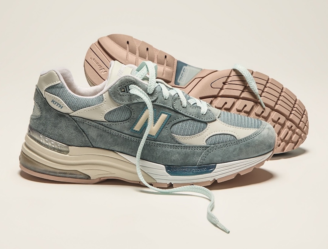 【2025年 3/21 発売】KITH x New Balance 992 “Steel Blue” Made in USA (キス ニューバランス)