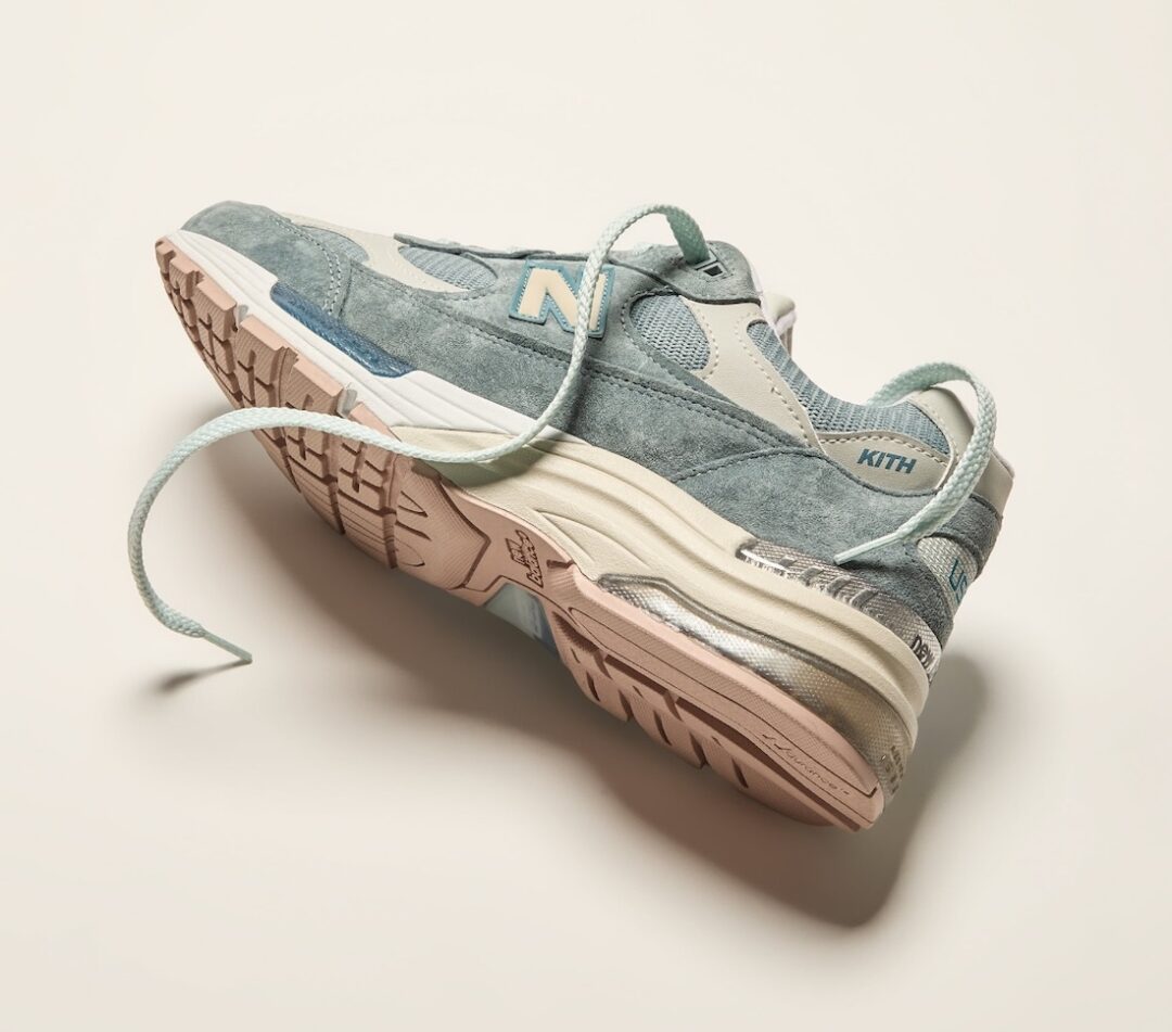 【2025年 3/21 発売】KITH x New Balance 992 “Steel Blue” Made in USA (キス ニューバランス)