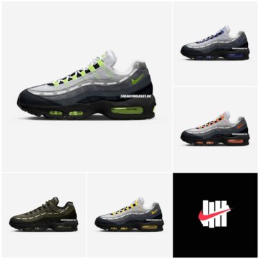 【2025年末 発売予定】UNDEFEATED × AIR MAX 95 SP GEO (アンディフィーテッド ナイキ エア マックス 95) [IB4523-001/IB4523-002/IB4523-003/IB4523-004/IB4523-200]