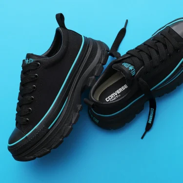 【2025年 2/6 発売】CONVERSE ALL STAR (R) TREKWAVE AP OX "Black/Blue" (コンバース オールスター トレックウエーブ) [31313750]