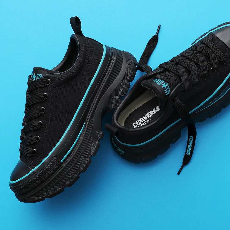 【2025年 2/6 発売】CONVERSE ALL STAR (R) TREKWAVE AP OX "Black/Blue" (コンバース オールスター トレックウエーブ) [31313750]