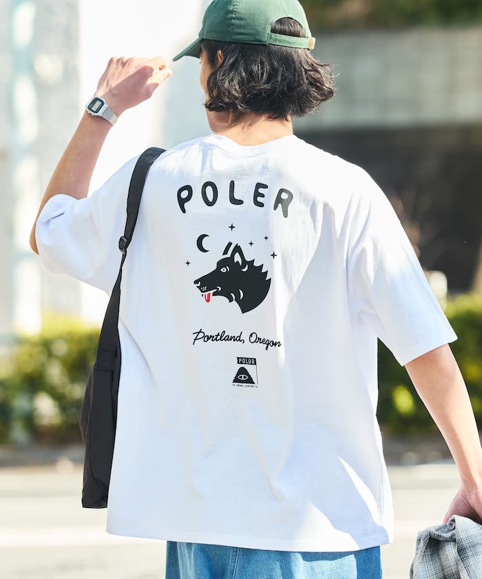 POLeR × FREAK’S STORE 別注 ビッグシルエット クルーネックTシャツが発売 (ポーラー フリークスストア)