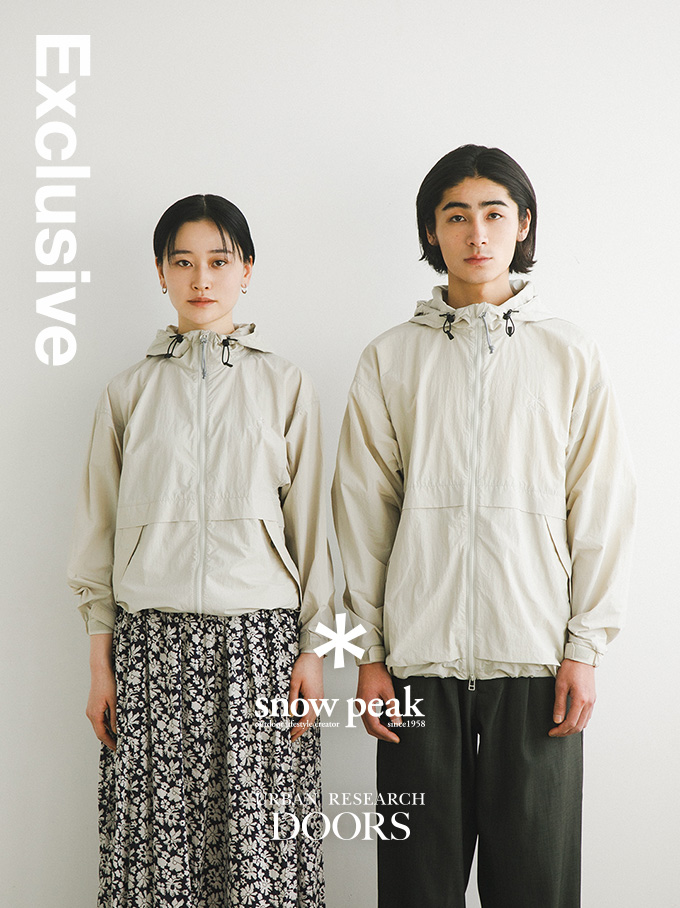 Snow Peak Apparel × URBAN RESEARCH DOORS 2025 SPRING COLLECTIONが発売 (スノーピーク アーバンリサーチ ドアーズ)