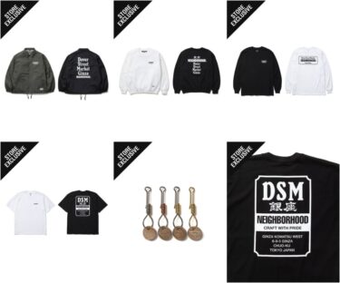 ⁡NEIGHBORHOOD × DOVER STREET MARKET銀座 オープニングアイテムが2025年 2/7 発売 (ネイバーフッド ドーバーストリートマーケット)