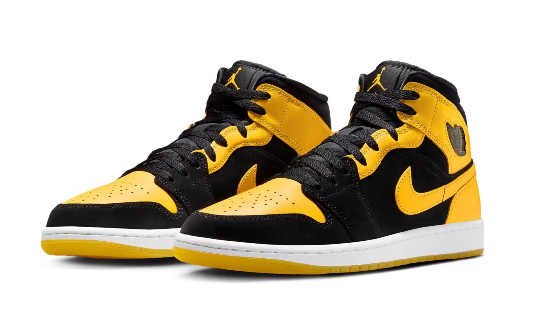 【2025年 夏 発売予定】NIKE AIR JORDAN MID “Black/Varsity Yellow” (ナイキ エア ジョーダン ミッド “ブラック/バーシティイエロー”) [HJ6654-071]