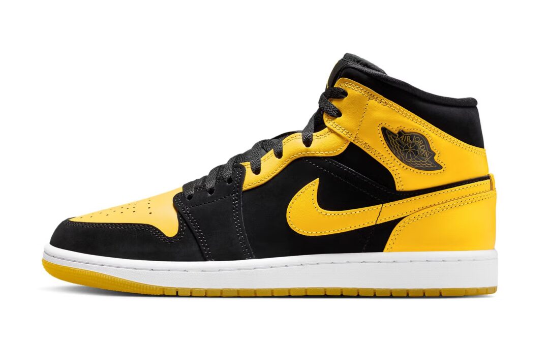 【2025年 夏 発売予定】NIKE AIR JORDAN MID “Black/Varsity Yellow” (ナイキ エア ジョーダン ミッド “ブラック/バーシティイエロー”) [HJ6654-071]