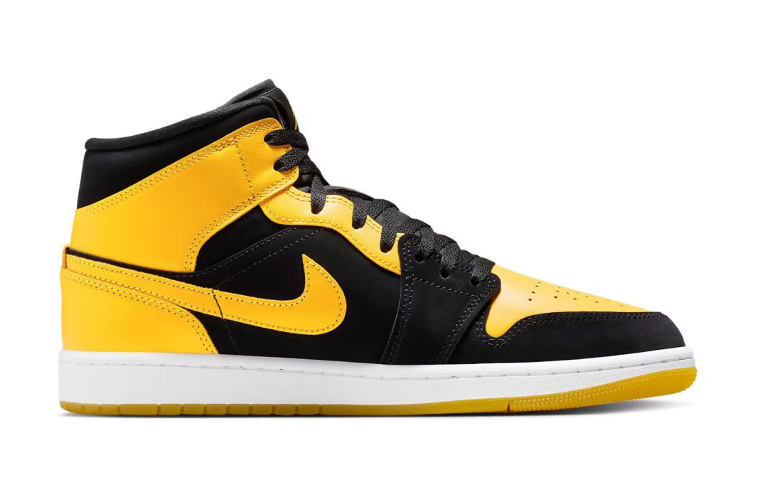 【2025年 夏 発売予定】NIKE AIR JORDAN MID “Black/Varsity Yellow” (ナイキ エア ジョーダン ミッド “ブラック/バーシティイエロー”) [HJ6654-071]