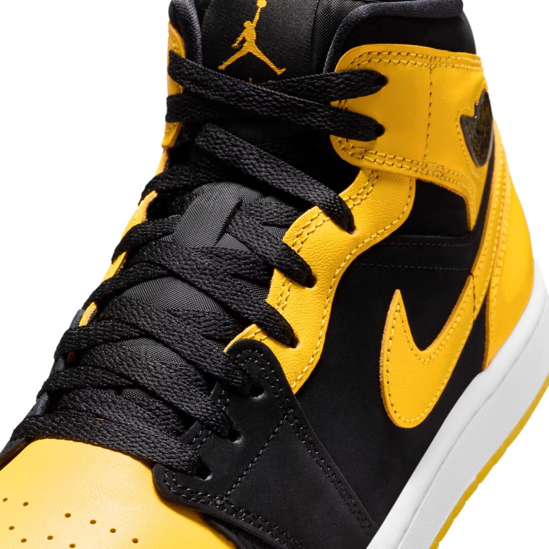 【2025年 夏 発売予定】NIKE AIR JORDAN MID “Black/Varsity Yellow” (ナイキ エア ジョーダン ミッド “ブラック/バーシティイエロー”) [HJ6654-071]