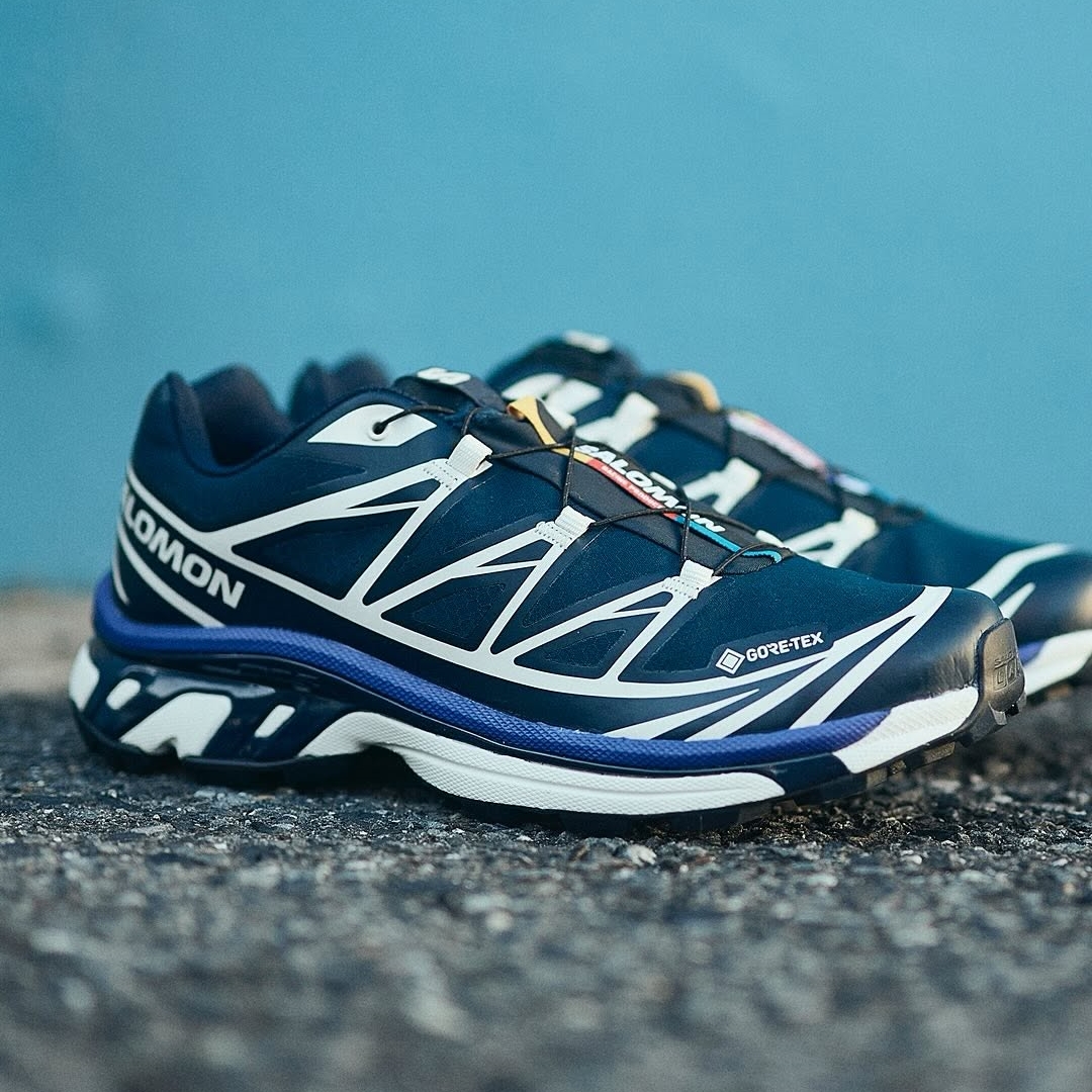 【2025年 2/21 発売】SALOMON XT-6 GORE-TEX “Carbon/Vanilla Ice/Liberty” (サロモン ゴアテックス) [L47732500]