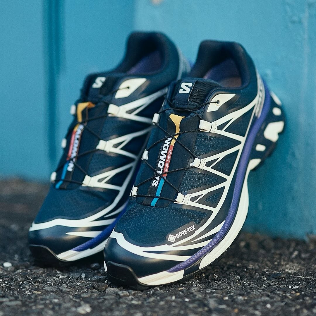 【2025年 2/21 発売】SALOMON XT-6 GORE-TEX “Carbon/Vanilla Ice/Liberty” (サロモン ゴアテックス) [L47732500]