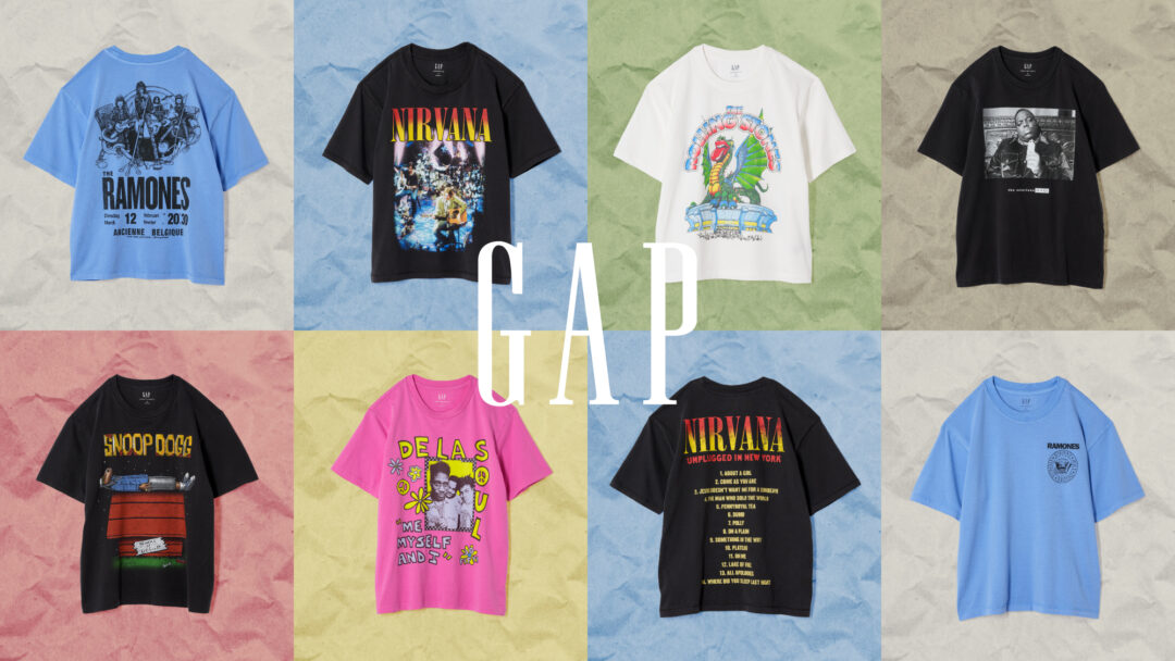 Gap × デ・ラ・ソウル、スヌープ・ドッグ、ラモーンズなどとのコラボミュージックTee コレクションが3/17 発売 (ギャップ)