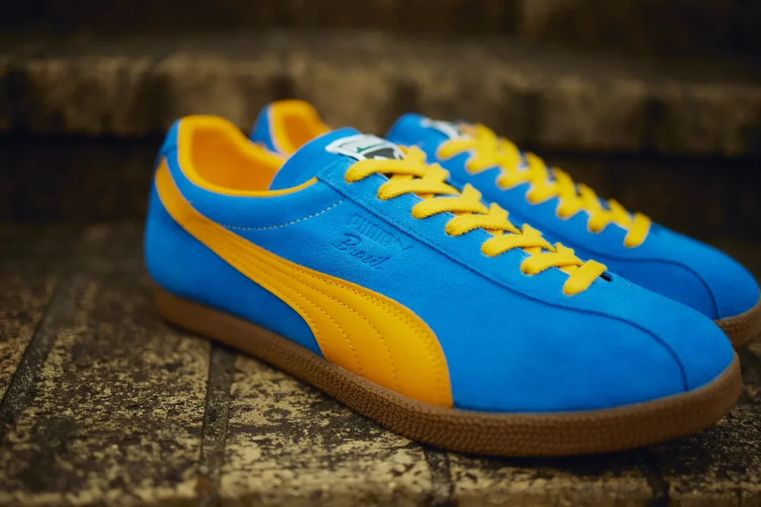 【2025年 3/28 発売】PUMA BRASIL “DARK POPPY/VIVID BLUE” (プーマ ブラジル) [401048-03/401048-04]