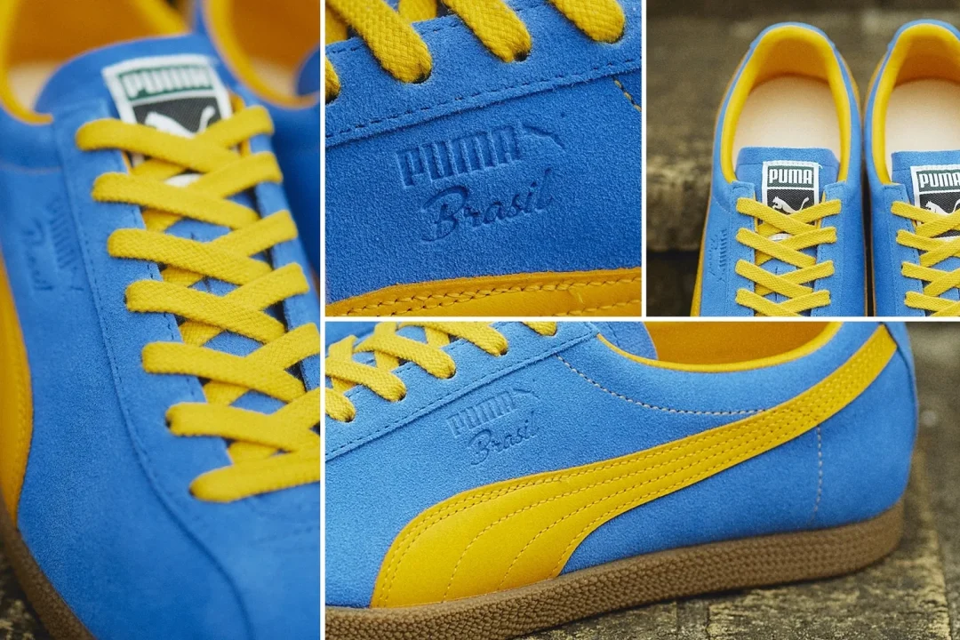 【2025年 3/28 発売】PUMA BRASIL “DARK POPPY/VIVID BLUE” (プーマ ブラジル) [401048-03/401048-04]