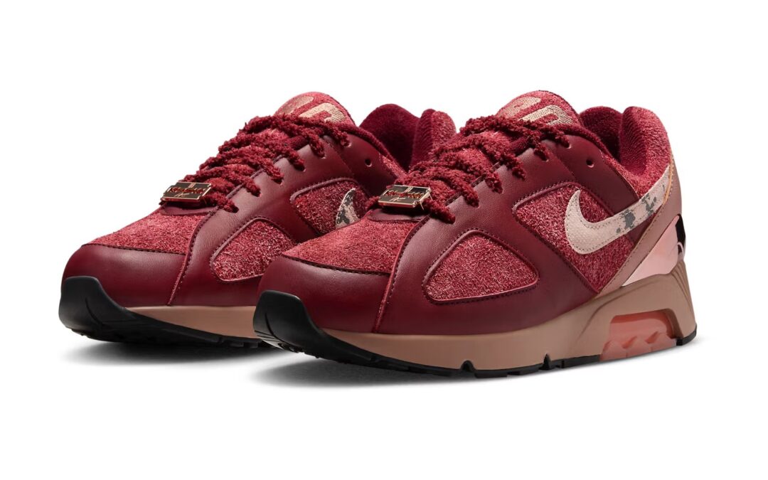 【2025年 発売予定】Apron Records x NIKE AIR MAX 180 SP “Team Red” (エープロン・レコーズ ナイキ エア マックス 180 “チームレッド”) [FZ3309-600]