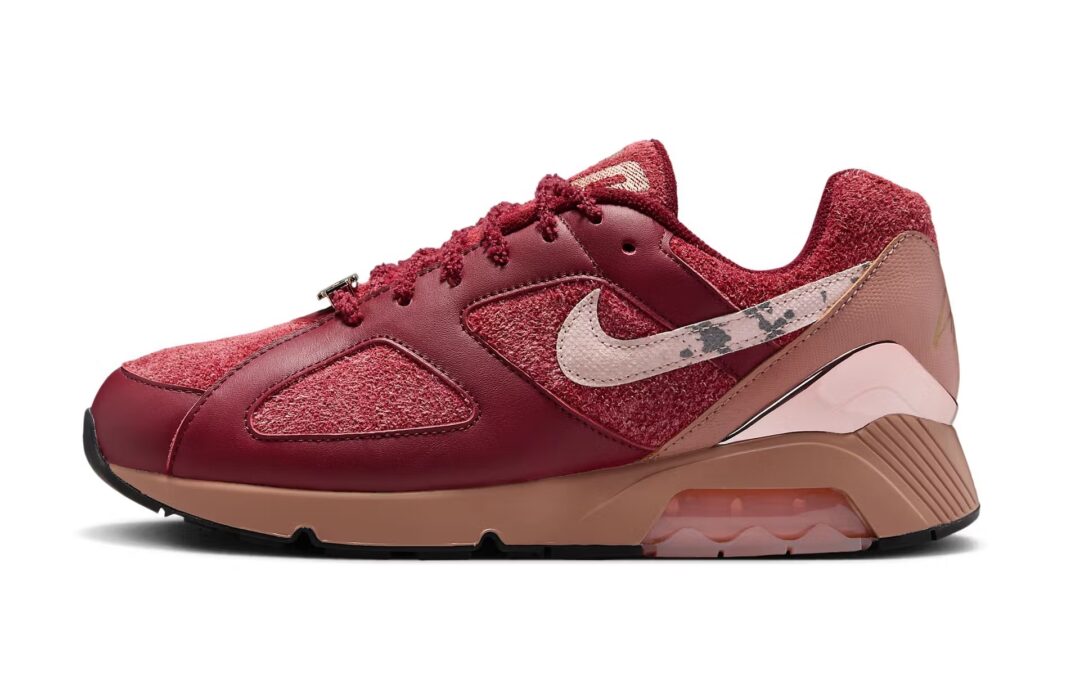 【2025年 発売予定】Apron Records x NIKE AIR MAX 180 SP “Team Red” (エープロン・レコーズ ナイキ エア マックス 180 “チームレッド”) [FZ3309-600]