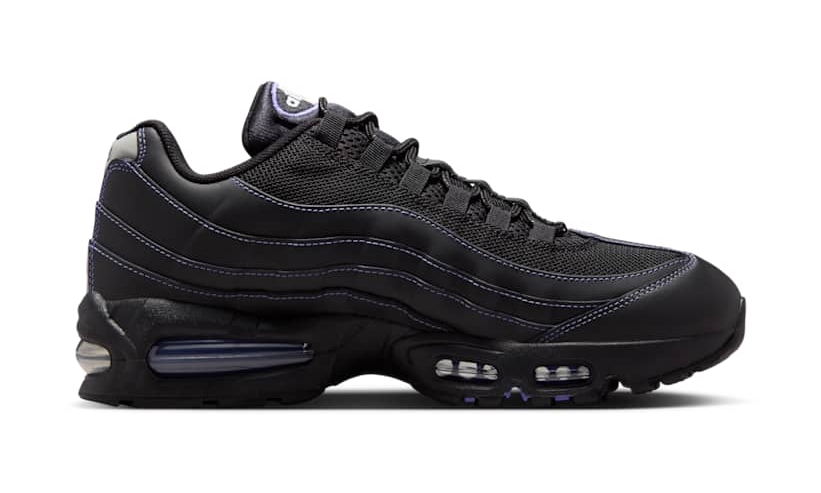 【2025年 4/17 発売予定】NIKE AIR MAX 95 OG “Black/Persian Violet” (ナイキ エア マックス 95 “ブラック/ペルシアンバイオレット”) [IB7936-001]