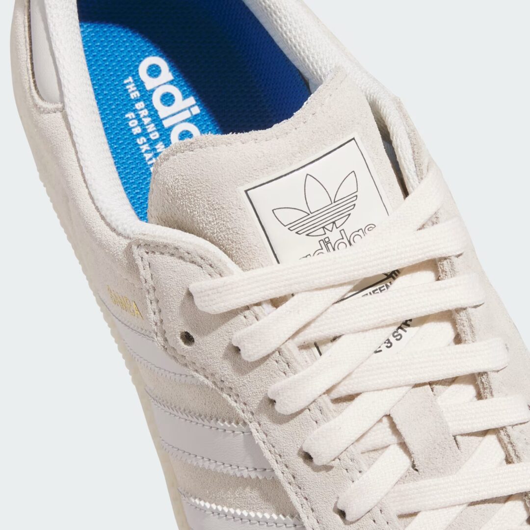 【2025年 3/6 発売】adidas Originals SAMBA ADV “Chalk White/Grey One/Carbon” (アディダス オリジナルス サンバ “ホワイト/グレー/カーボン”) [JP5860]