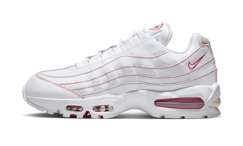 【2025年 発売予定】NIKE AIR MAX 95 BIG BUBBLE OG “White/University Red-Wolf Grey” (ナイキ エア マックス 95 ビッグバブル “ホワイト/ユニバーシティレッド/ウルフグレー”) [IB7936-100]