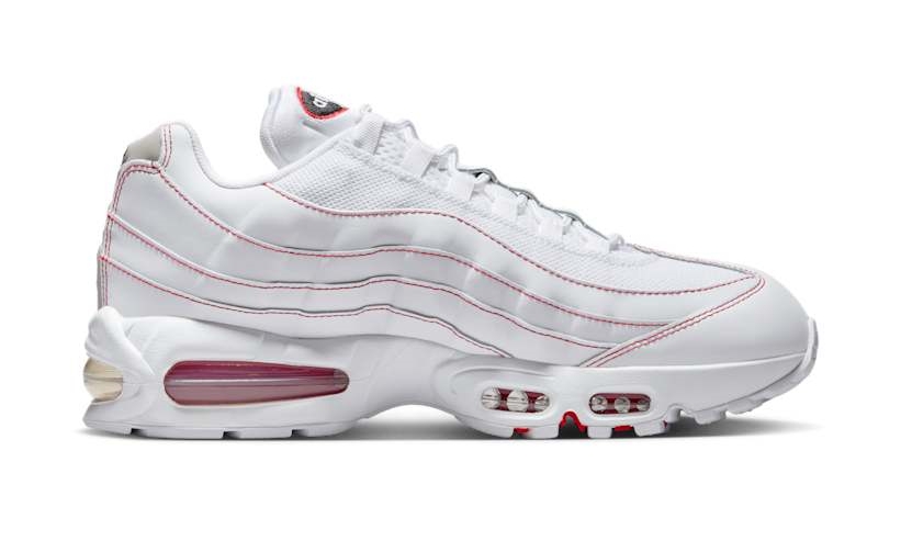 【2025年 発売予定】NIKE AIR MAX 95 OG “White/University Red-Wolf Grey” (ナイキ エア マックス 95 “ホワイト/ユニバーシティレッド/ウルフグレー”) [IB7936-100]