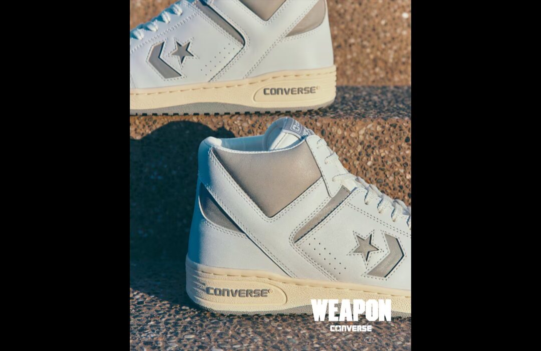 【2025年 3/14 発売】CONVERSE WEAPON VTG HI “Off White/Vintage Grey” (コンバース ウエポン ビンテージ ハイ “オフホワイト/ビンテージグレイ”) [34202290]