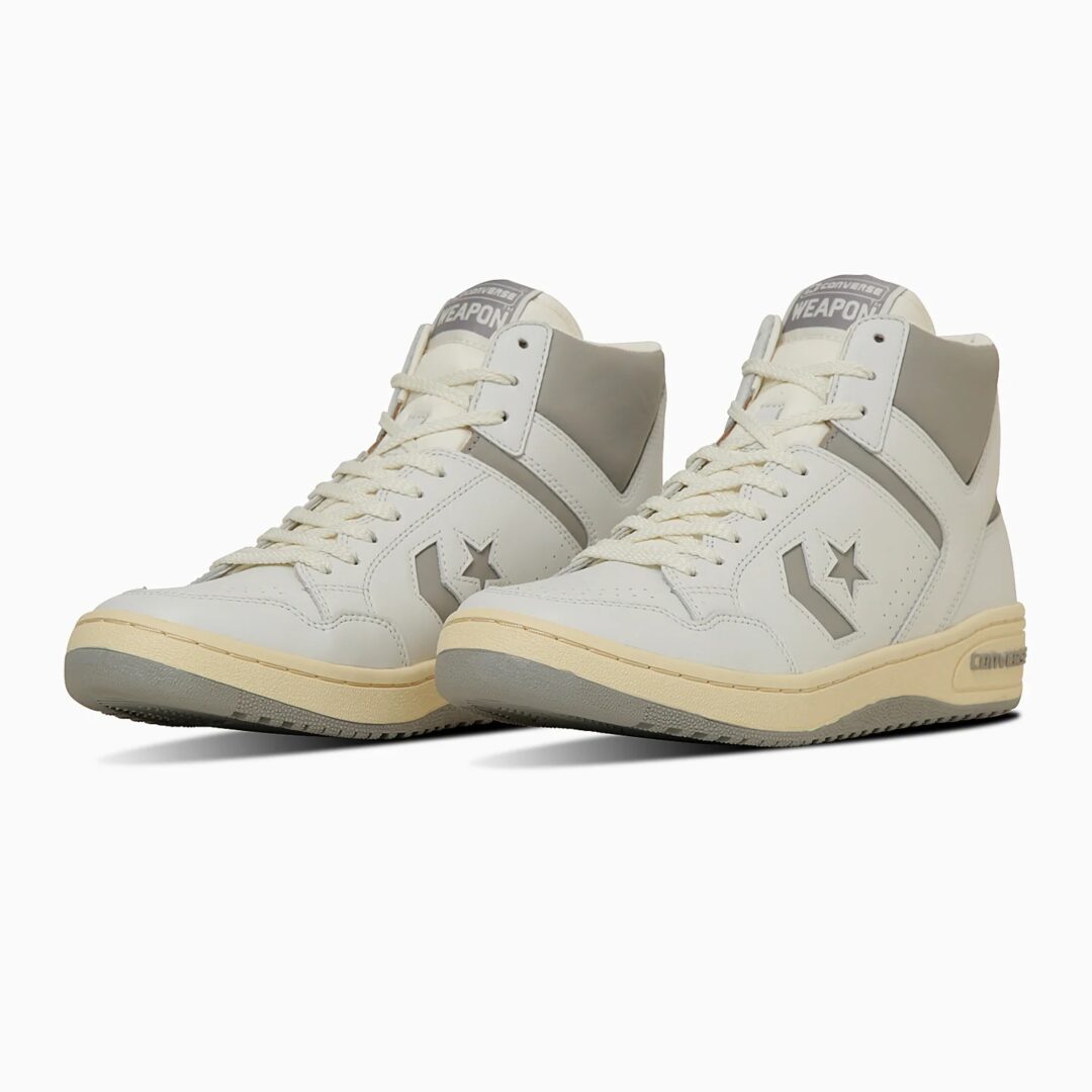 【2025年 3/14 発売】CONVERSE WEAPON VTG HI “Off White/Vintage Grey” (コンバース ウエポン ビンテージ ハイ “オフホワイト/ビンテージグレイ”) [34202290]