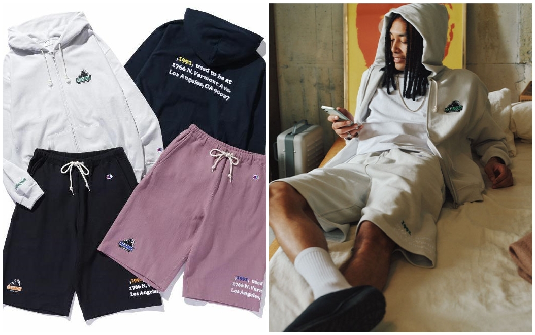 XLARGE × Champion コラボ最新作 “REVERSE WEAVE” ジップパーカー & ショートパンツが2025年 3/8 発売 ​(エクストララージ チャンピオン リバースウィーブ)