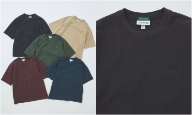 JOURNAL STANDARD × LACOSTE 別注 ピグメント ダイ ピケ Tシャツが2025年 5月下旬 発売 (ジャーナルスタンダード ラコステ)