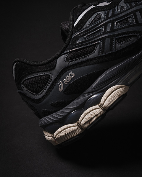 【2025年 3/28 発売・販路限定】ASICS GEL-NYC “Black/Black” (アシックス ゲル エヌワイシー) [1203A739.001]