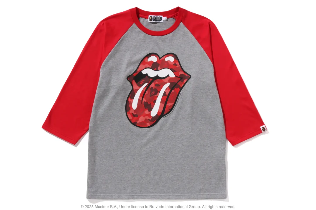 A BATHING APE × THE ROLLING STONES コラボが2025年 3/15 発売 (ア ベイシング エイプ ザ・ローリング・ストーンズ)