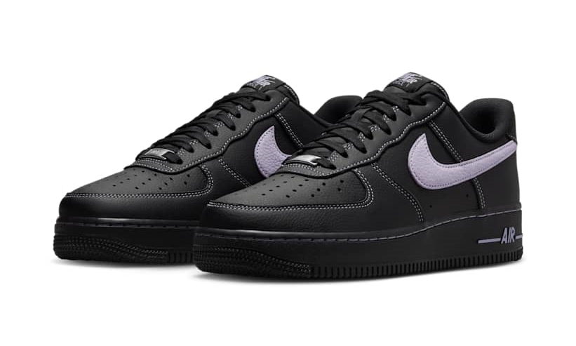 【2025年 発売予定】NIKE AIR FORCE 1 LOW “Black/Lilac” (ナイキ エア フォース 1 ロー “ブラック/ライラック”) [HQ2037-001]