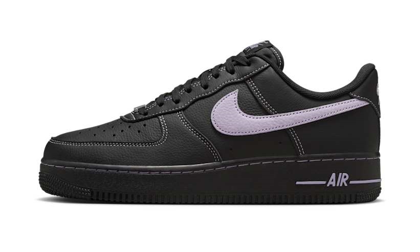 【2025年 発売予定】NIKE AIR FORCE 1 LOW “Black/Lilac” (ナイキ エア フォース 1 ロー “ブラック/ライラック”) [HQ2037-001]