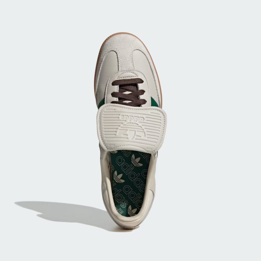 【2025年 3/21 発売】adidas Originals SAMBA Long Tongues “Alumina/Dark Green/Cloud White” (アディダス オリジナルス サンバ ロングタン “アルミナ/グリーン/ホワイト”) [JQ6168]