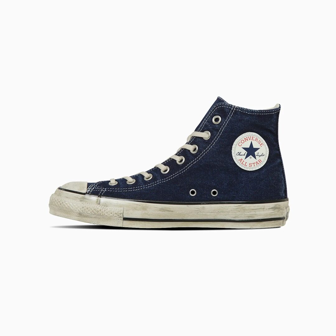 【2025年 3/18 発売】CONVERSE ALL STAR AGED FADEDDENIM AG HI “Navy” (コンバース オールスター エイジド フェイデッドデニム) [31315220]