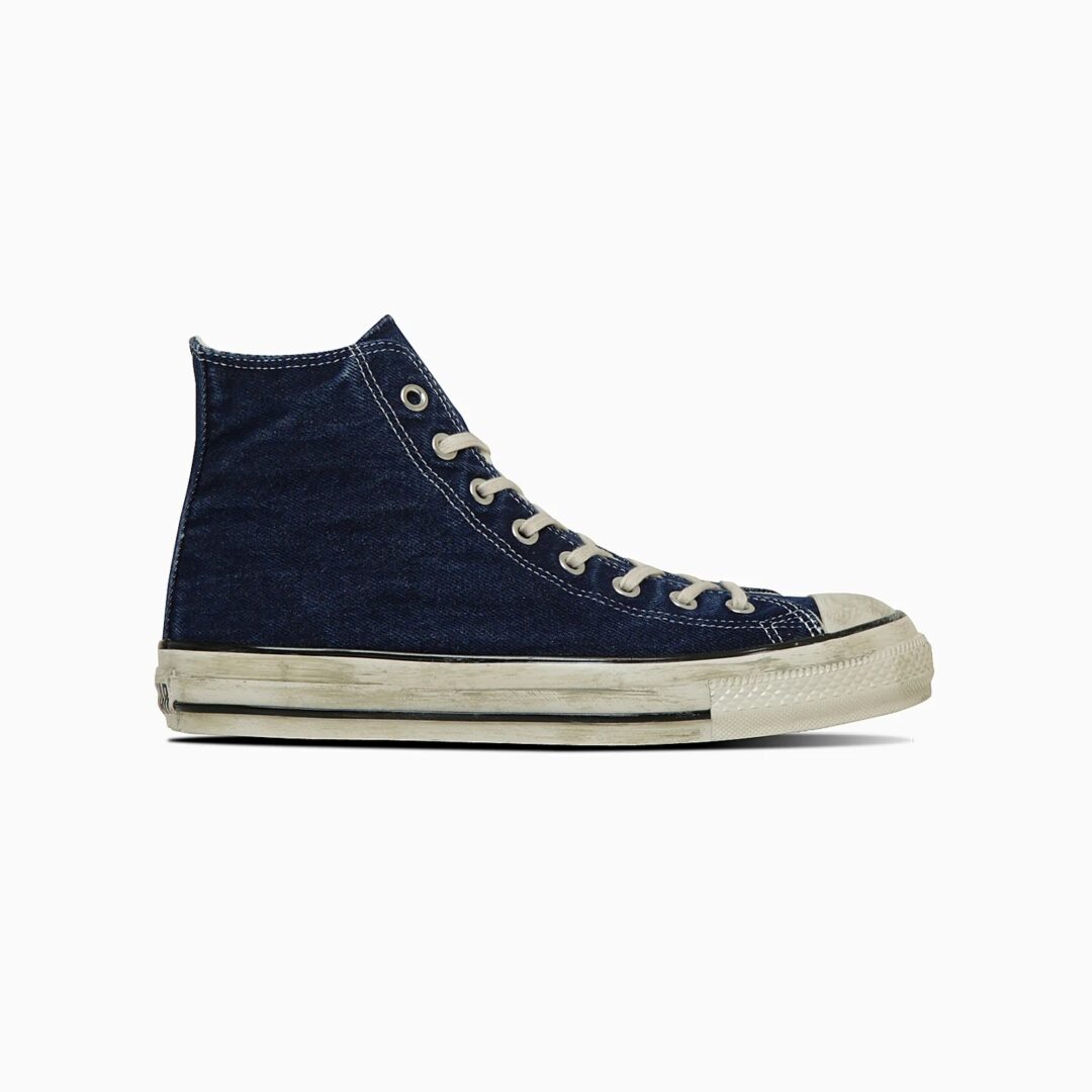 【2025年 3/18 発売】CONVERSE ALL STAR AGED FADEDDENIM AG HI “Navy” (コンバース オールスター エイジド フェイデッドデニム) [31315220]