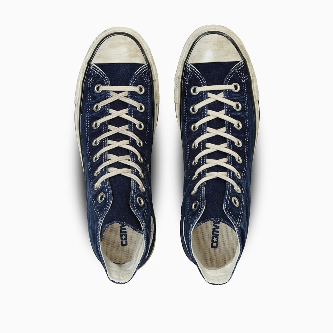 【2025年 3/18 発売】CONVERSE ALL STAR AGED FADEDDENIM AG HI “Navy” (コンバース オールスター エイジド フェイデッドデニム) [31315220]