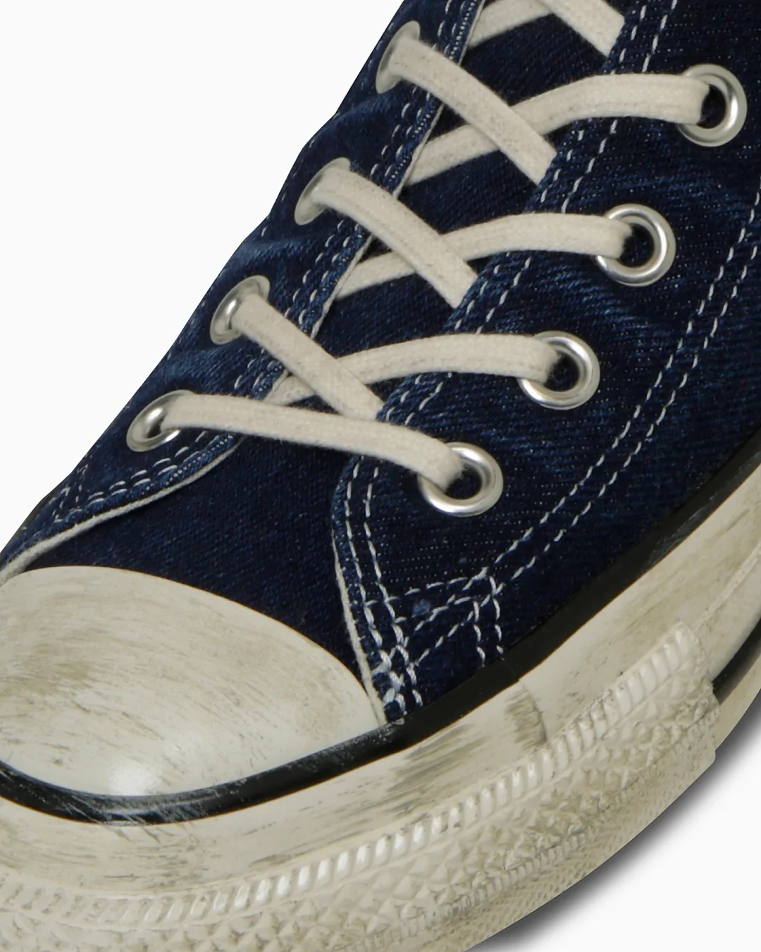 【2025年 3/18 発売】CONVERSE ALL STAR AGED FADEDDENIM AG HI “Navy” (コンバース オールスター エイジド フェイデッドデニム) [31315220]