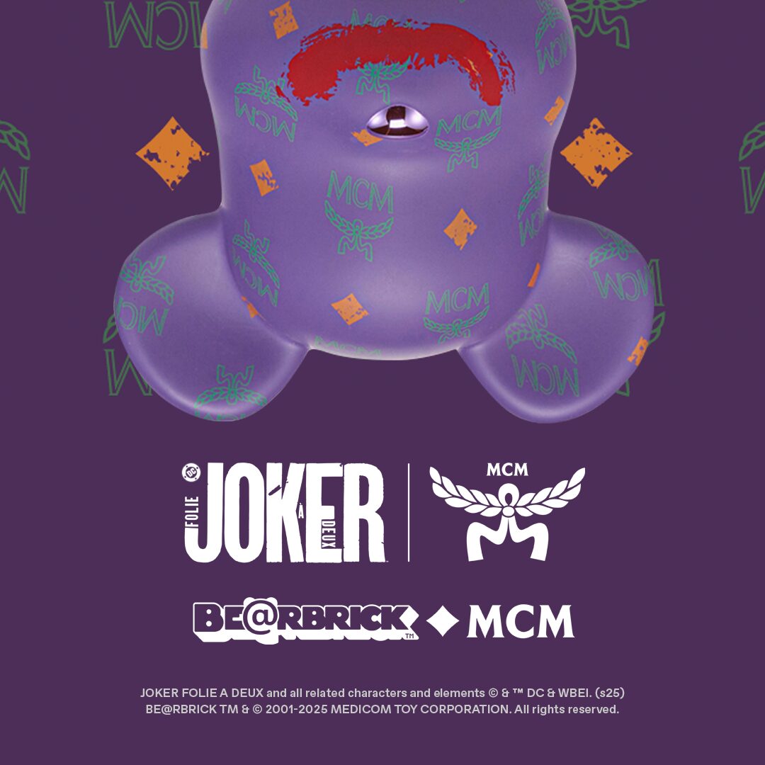 映画『ジョーカー：フォリ・ア・ドゥ』にインスパイアされた MCM × BE@RBRICK 第4弾が発売 (エムシーエム ベアブリック)