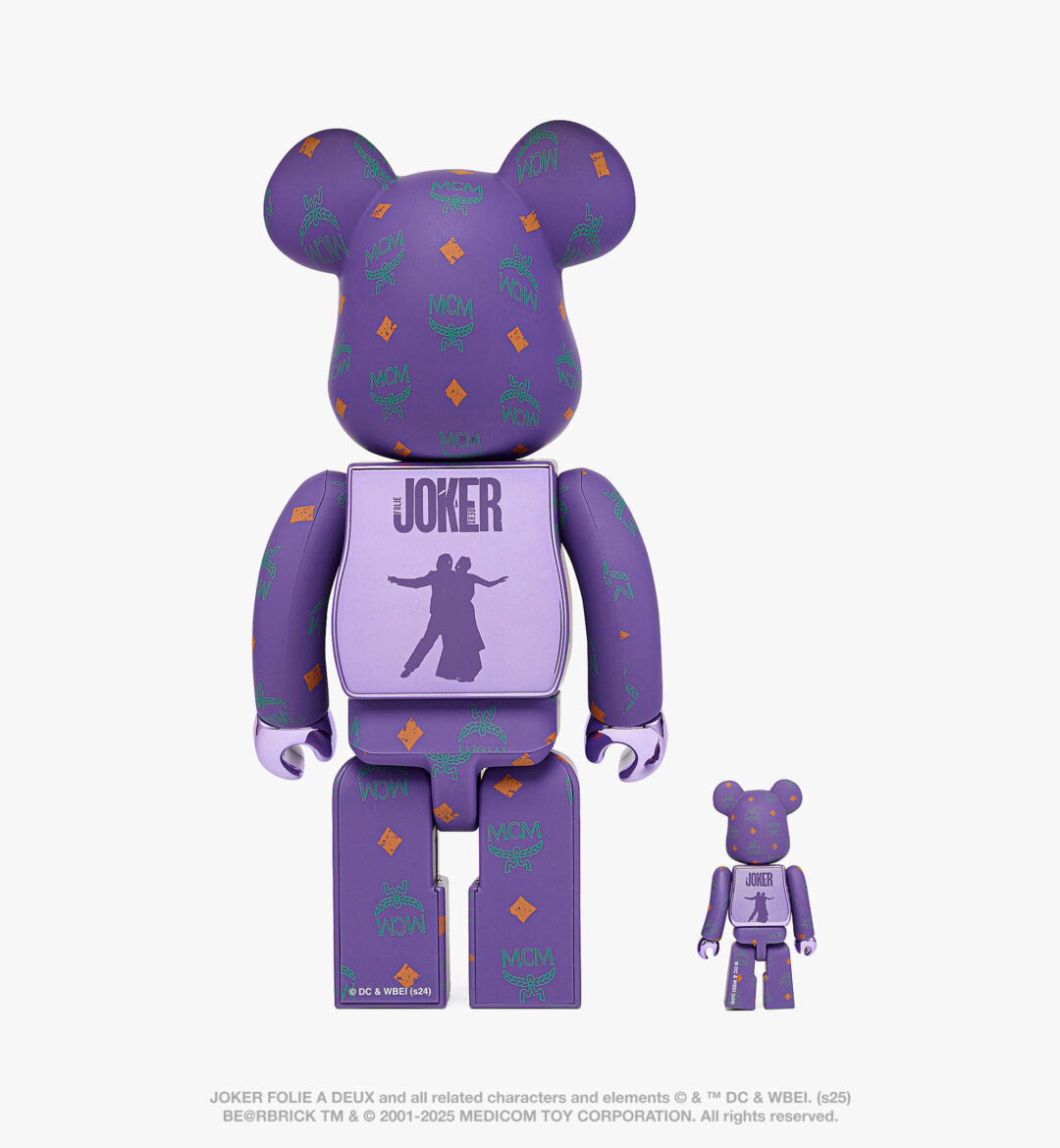 映画『ジョーカー：フォリ・ア・ドゥ』にインスパイアされた MCM × BE@RBRICK 第4弾が発売 (エムシーエム ベアブリック)