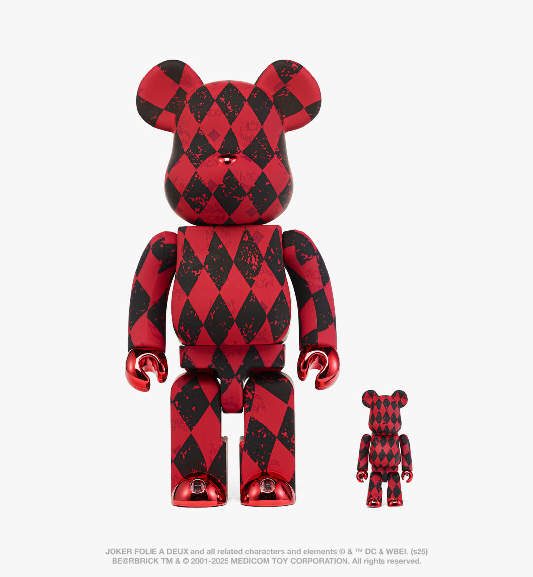 映画『ジョーカー：フォリ・ア・ドゥ』にインスパイアされた MCM × BE@RBRICK 第4弾が発売 (エムシーエム ベアブリック)