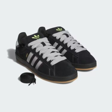 【2025年 3/6 発売】adidas Originals CAMPUS 90s ADV “Core Black/Grey Two/Gold Metallic” (アディダス オリジナルス キャンパス ADV “ブラック/グレー/ゴールド”) [JP8206]