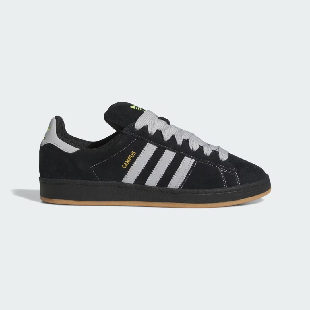 【2025年 3/6 発売】adidas Originals CAMPUS 90s ADV “Core Black/Grey Two/Gold Metallic” (アディダス オリジナルス キャンパス ADV “ブラック/グレー/ゴールド”) [JP8206]