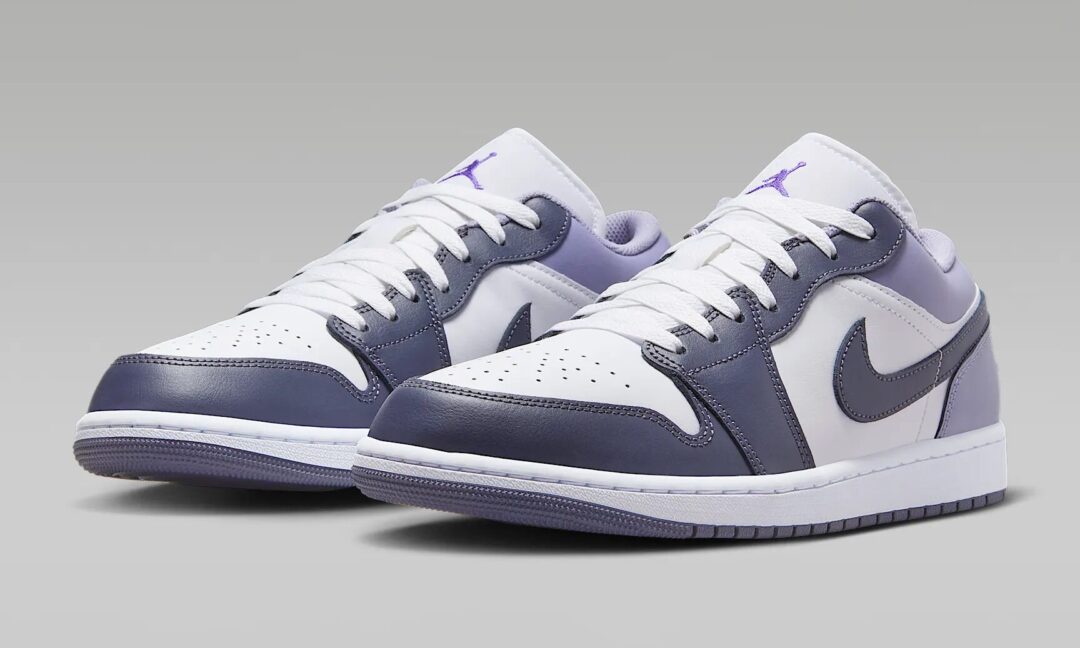 【2025年 3/10 発売】NIKE AIR JORDAN 1 LOW “White/Dark Blue Grey” (ナイキ エア ジョーダン 1 ロー “ホワイト/ダークブルーグレー”) [553558-145]