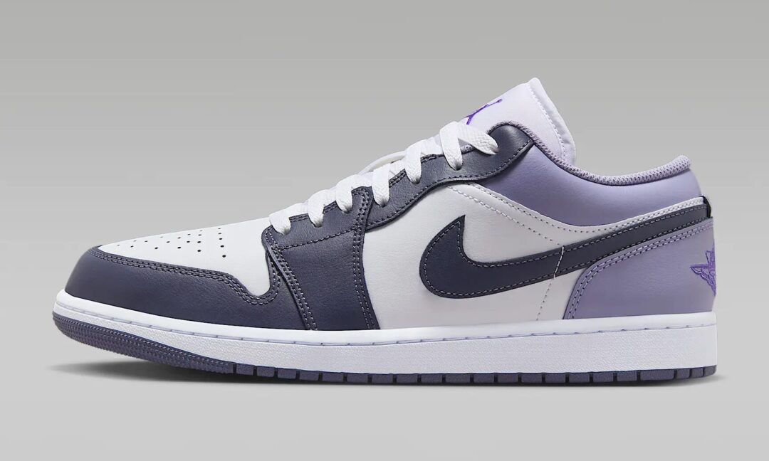 【2025年 3/10 発売】NIKE AIR JORDAN 1 LOW “White/Dark Blue Grey” (ナイキ エア ジョーダン 1 ロー “ホワイト/ダークブルーグレー”) [553558-145]