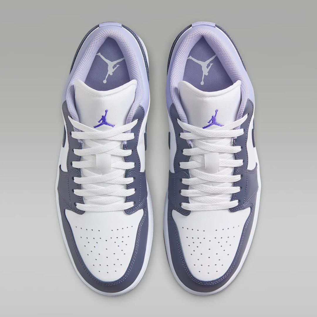 【2025年 3/10 発売】NIKE AIR JORDAN 1 LOW “White/Dark Blue Grey” (ナイキ エア ジョーダン 1 ロー “ホワイト/ダークブルーグレー”) [553558-145]